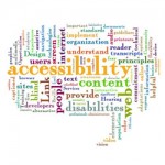 Accessibility word cloud