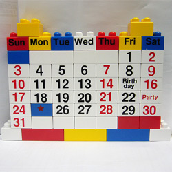 LEGO calendar
